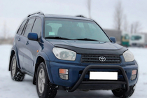 Toyota Rav 4 2001-2005 гг. Кенгурятник WT005 Black (нерж.) фото 2