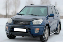 Toyota Rav 4 2001-2005 гг. Кенгурятник WT005 Black (нерж.) фото 3