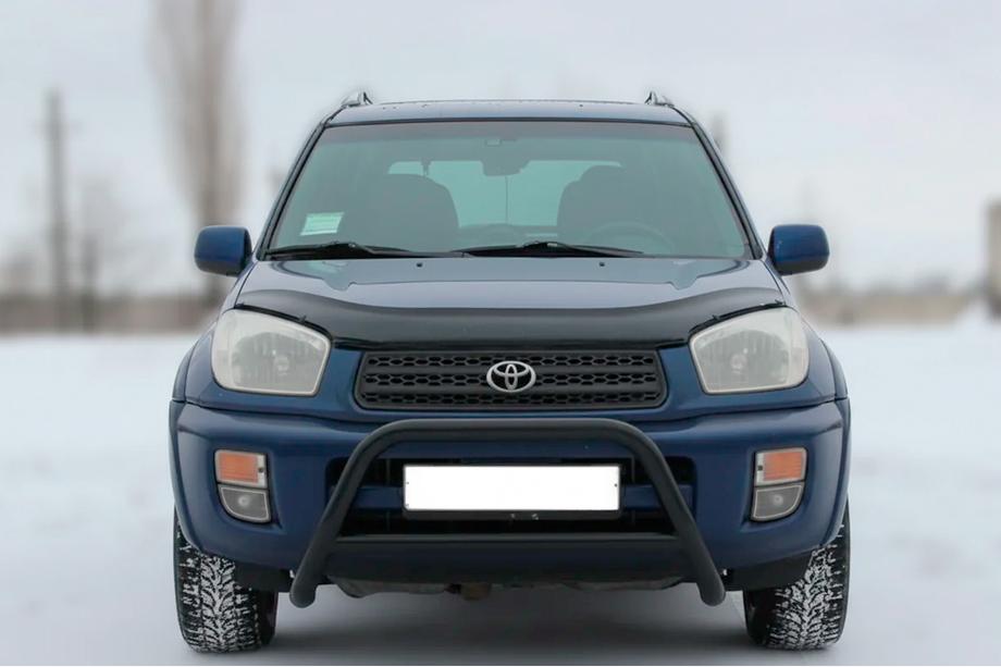 Toyota Rav 4 2001-2005 гг. Кенгурятник WT005 Black (нерж.) Image