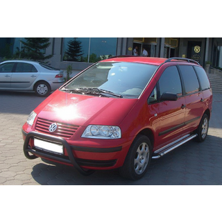 Кенгурятник WT005 Black (нерж) фото 1