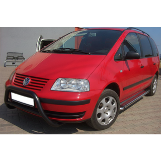 Кенгурятник WT005 Black (нерж) фото 3