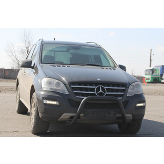 Передняя защита WT006 Black (нерж) фото 2