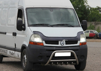 Renault Master 1998-2010 гг. Передняя дуга (нержавейка) фото 4