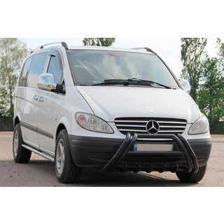 Кенгурятник WT01 Black (нерж.) фото 2