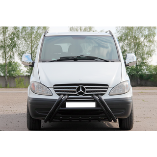 Кенгурятник WT01 Black (нерж.) фото 1