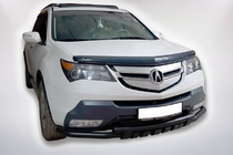 Acura MDX 2007-2013 гг. Передняя защита B1-47 Black (нерж) фото 1
