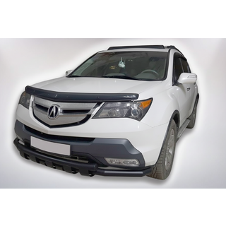 Передняя защита B1-47 Black (нерж) Acura MDX 2007-2013 гг. фото 3