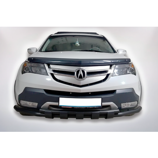 Передняя защита B1-47 Black (нерж) Acura MDX 2007-2013 гг. фото 2