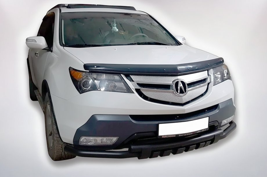 Acura MDX 2007-2013 гг. Передняя защита B1-47 Black (нерж)