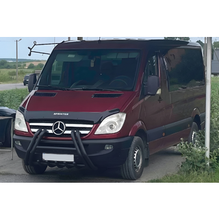 Кенгурятник F1-01M Black (2006-2013, нерж.)