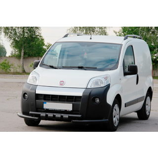 Передняя защита Shark Black (нерж) фото 1