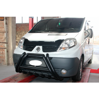 Кенгурятник F1-01 Black (нерж.) фото 3