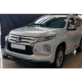 Передняя защита ST085 Black (2020+, нерж)