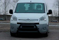 Citroen Berlingo 2008-2018 гг. Кенгурятник WT022 Black (нерж.) фото 1