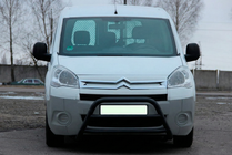 Citroen Berlingo 2008-2018 гг. Кенгурятник WT022 Black (нерж.) фото 3