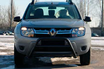 Renault Duster 2008–2017 гг. Кенгурятник WT022 Black (нерж) фото 2