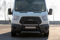 Ford Transit 2014- гг. Кенгурятник WT022 Black (нерж.) фото 3