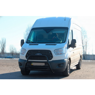 Кенгурятник WT022 Black (нерж.) фото 2