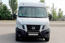 Renault Master 2011-2023 гг. Кенгурятник WT022 Black (нерж.) фото 1
