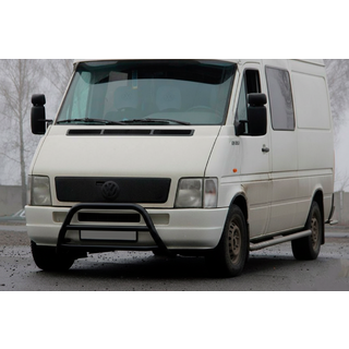 Кенгурятник WT022 Black (нерж) фото 1