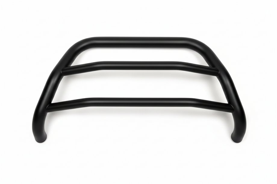 Volkswagen LT 1995-2006 гг. Кенгурятник WT022 Black (нерж) Фото 2