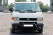 Volkswagen T4 Transporter 1990-2003 гг. Кенгурятник WT022 Black (нерж) фото 1