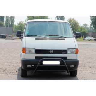 Кенгурятник WT022 Black (нерж) фото 1