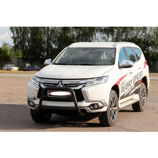 Кенгурятник WT022 Black (нерж) фото 3