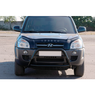 Кенгурятник WT025 Black (нерж.) фото 3