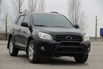 Toyota Rav 4 2006-2013 гг. Кенгурятник WT022 Black (нерж) фото 2