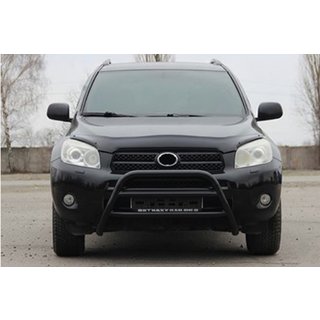 Кенгурятник WT022 Black (нерж) Toyota Rav 4 2006-2013 гг. фото 3