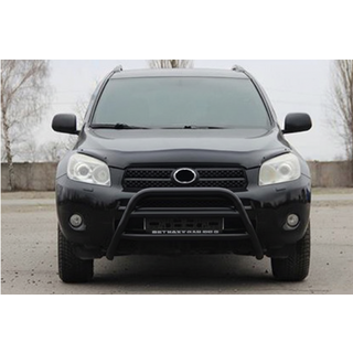 Кенгурятник WT022 Black (нерж) фото 3