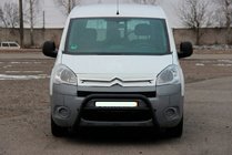 Citroen Berlingo 2008-2018 гг. Кенгурятник WT007 Black (нерж.) фото 3