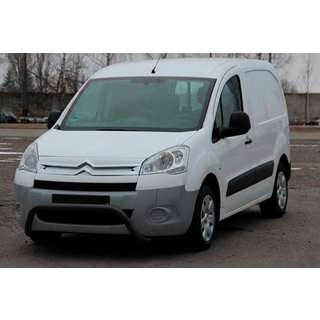 Кенгурятник WT007 Black (нерж.) Citroen Berlingo 2008-2018 гг. фото 2