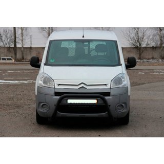 Кенгурятник WT007 Black (нерж.) Citroen Berlingo 2008-2018 гг. фото 3