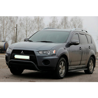 Кенгурятник WT007 Black (нерж.) фото 4