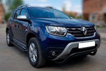 Renault Duster 2008–2017 гг. Кенгурятник ST011 Black (нерж.) фото 2