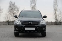 Toyota Rav 4 2006-2013 гг. Кенгурятник WT-ST15 Black (нерж) фото 3