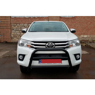 Кенгурятник WT007 Black (нерж) фото 3