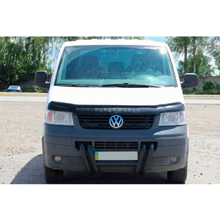 Кенгурятник ST006-03 ноздри Black (нерж) фото 3