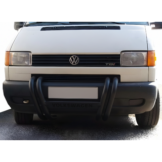 Кенгурятник ST006 Black (нерж)