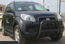 Daihatsu Terios 2006-2017 гг. Передняя дуга QT006 Black (нерж.) фото 4