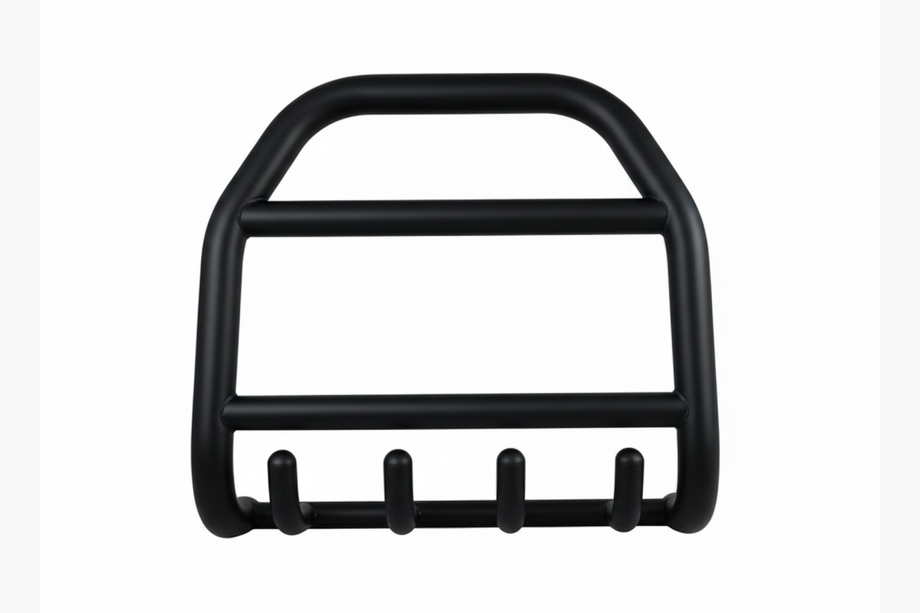 Hyundai IX-35 2010-2015 гг. Передняя дуга QT006 Black (нерж.) Image