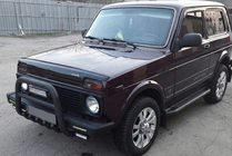 Lada Niva та Urban 1977- гг. Кенгурятник QT006 Black (нерж.) фото 2