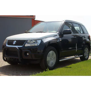 Кенгурятник QT006 Black (нерж.)