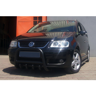 Кенгурятник QT006 Black (нерж) фото 2