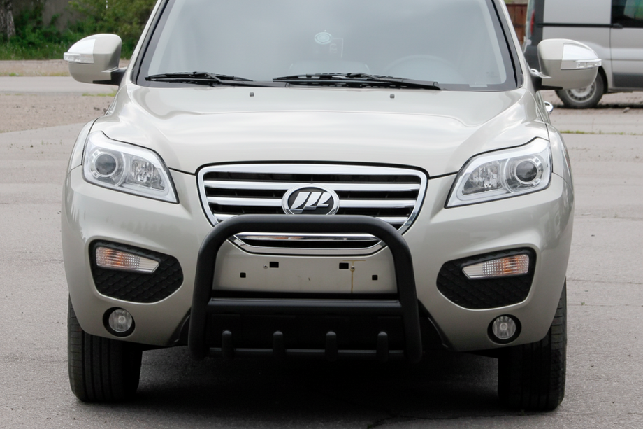 Lifan X60 2011- гг. Кенгурятник QT006 Black (нерж.) Image