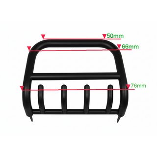Кенгурятник QT006 Black (нерж.) Mitsubishi Pajero Sport 2008-2015 гг.