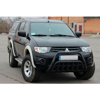 Кенгурятник Black (нерж.) фото 2