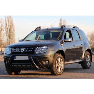 Кенгурятник WT002 Black (нерж) Dacia Duster 2008-2018 гг. фото 3